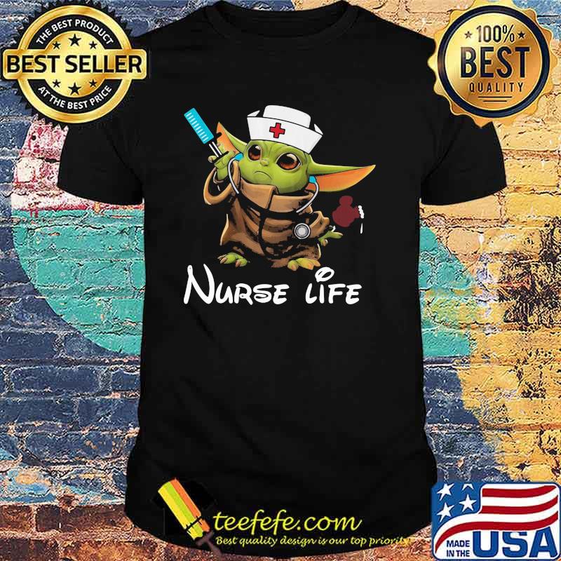 Baby Yoda Nurse Life Disney Shirt