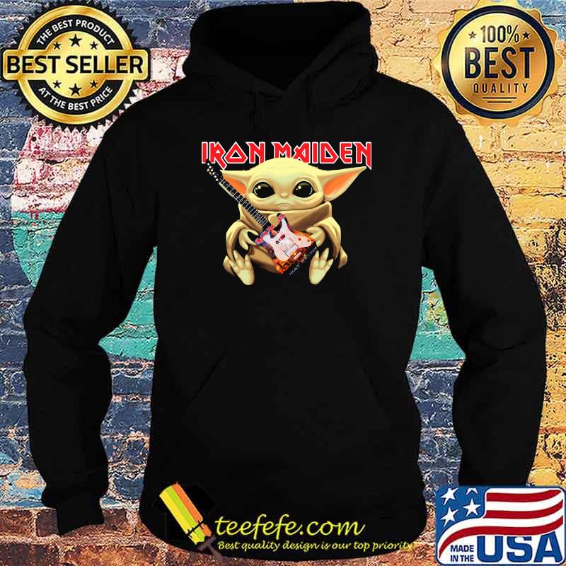 Baby Yoda Play Guitar Iron Maiden Shirt Hoodie Baby Yoda Play Guitar Iron Maiden Shirt Hoodie