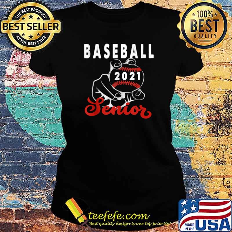 Baseball Senior 2021 Design For Ball Player Graduate Ladies tee Baseball Senior 2021 Design For Ball Player Graduate Ladies tee