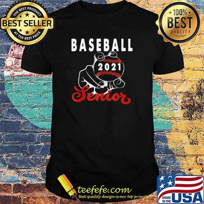 Baseball Senior 2021 Design For Ball Player Graduate shirt