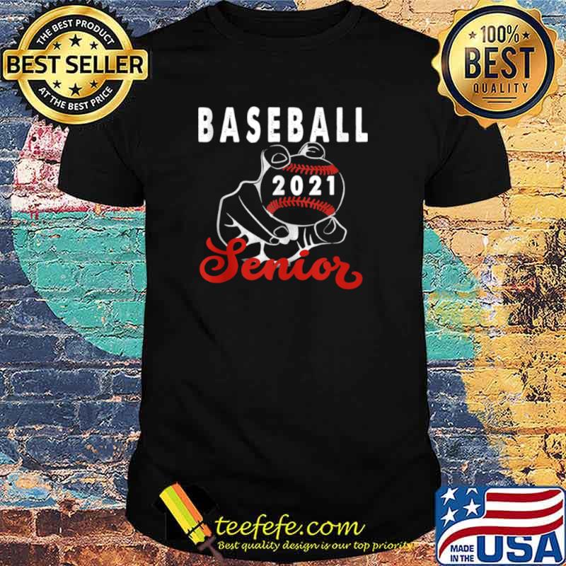 Baseball Senior 2021 Design For Ball Player Graduate shirt