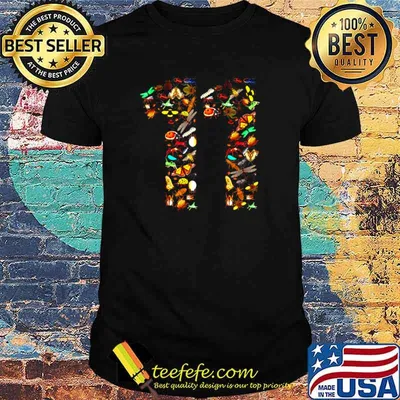 Bugs 11th Birthday Years Old Boy Girl Kid shirt