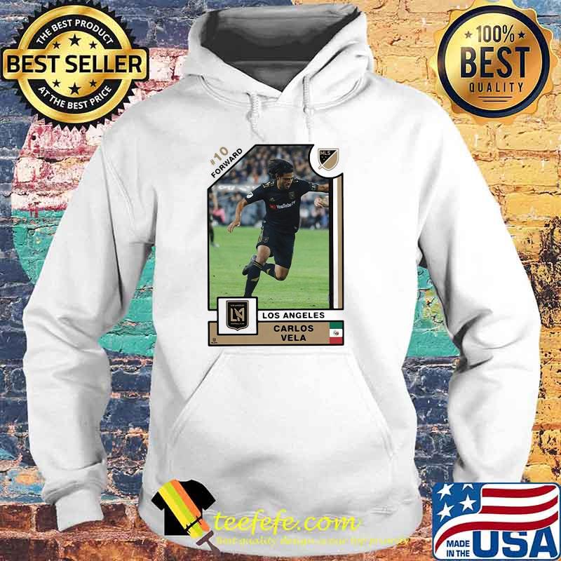 Carlos Vela MLSPA Player Card Los Angeles Shirt Hoodie Carlos Vela MLSPA Player Card Los Angeles Shirt Hoodie