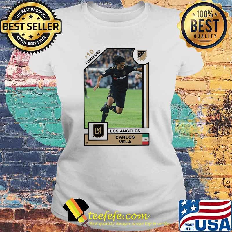 Carlos Vela MLSPA Player Card Los Angeles Shirt Laides tee Carlos Vela MLSPA Player Card Los Angeles Shirt Laides tee