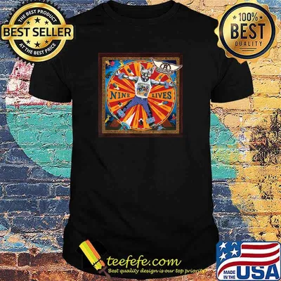 Cat Nine Lives Music Aerosmith Shirt