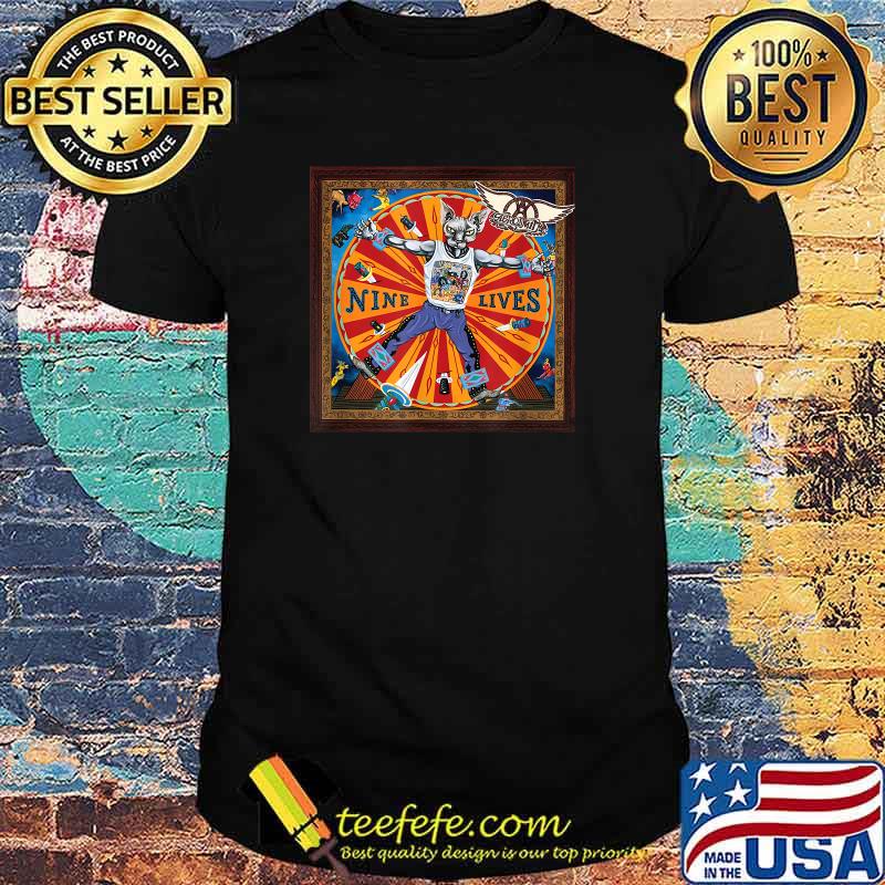 Cat Nine Lives Music Aerosmith Shirt