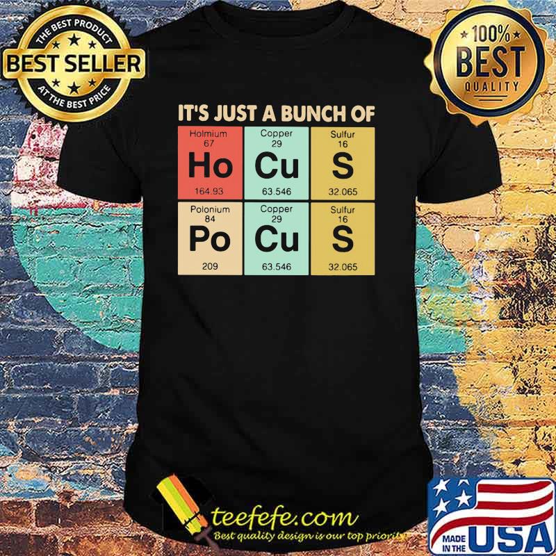 Chemist It's Just A Bunch Of Hocus Pocus Vintage Shirt