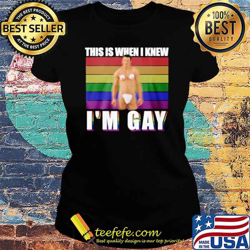 Chris Evans this is when I knew I’m gay Ladies tee Chris Evans this is when I knew I’m gay Ladies tee