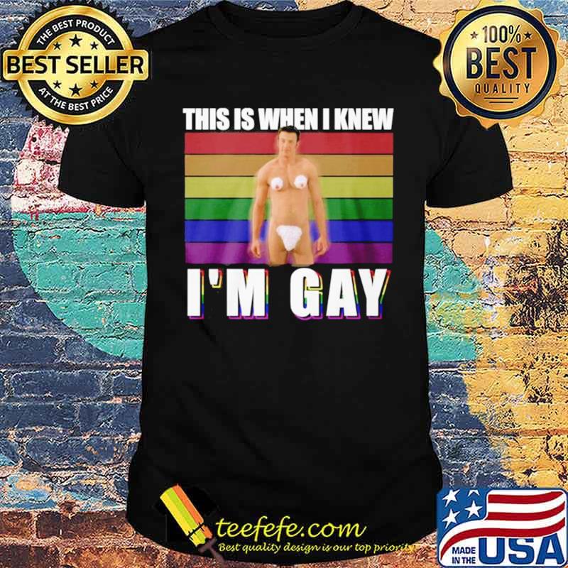 Chris Evans this is when I knew I’m gay shirt