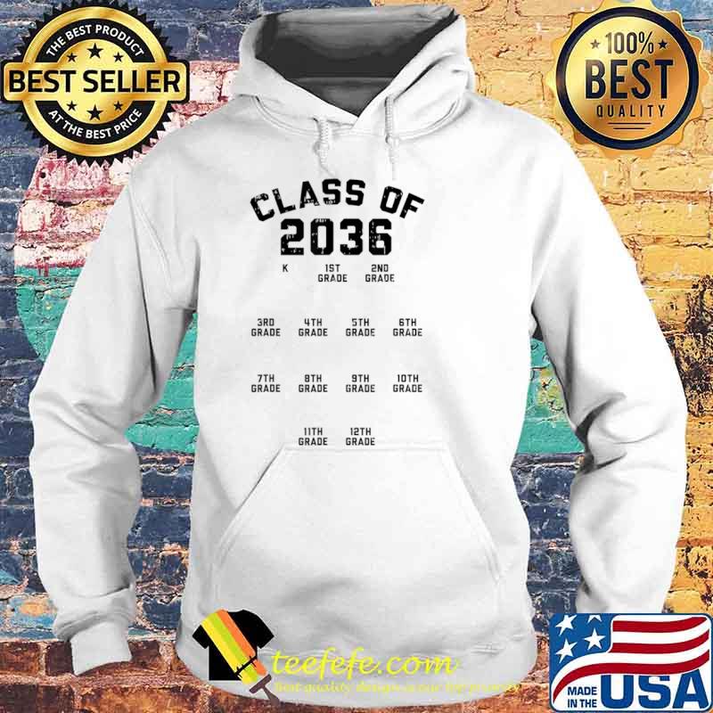 Class Of 2036 Handprint First Day Kindergarten Grow With Me Shirt Hoodie Class Of 2036 Handprint First Day Kindergarten Grow With Me Shirt Hoodie