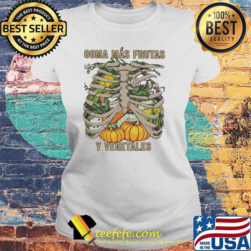 Coma Mas Frutas Y Vegetables Pumpkin Shirt Laides tee Coma Mas Frutas Y Vegetables Pumpkin Shirt Laides tee