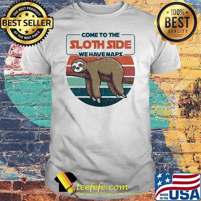 Come To The Sloth Side We Have Naps Vintage Shirt