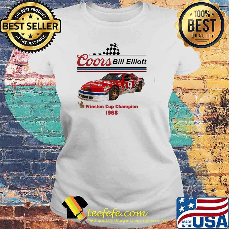 Coors Bill Elliott Winston Cup Champion 1988 Shirt Laides tee Coors Bill Elliott Winston Cup Champion 1988 Shirt Laides tee