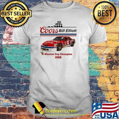 Coors Bill Elliott Winston Cup Champion 1988 Shirt