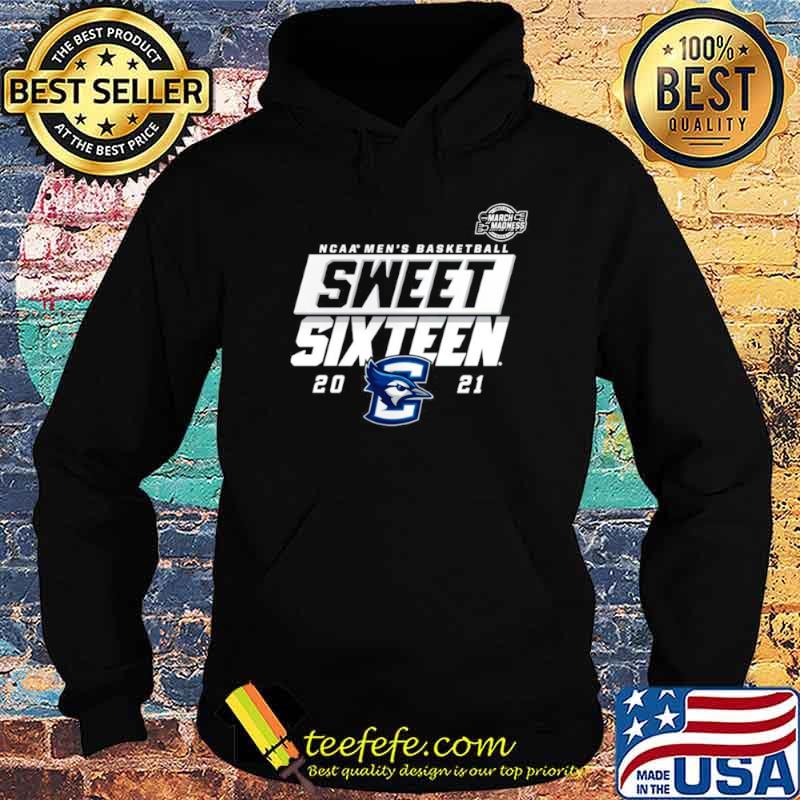 Creighton Bluejays 2021 NCAA Men’s Basketball Tournament March Madness Sweet 16 Bound High Post Hoodie Creighton Bluejays 2021 NCAA Men’s Basketball Tournament March Madness Sweet 16 Bound High Post Hoodie