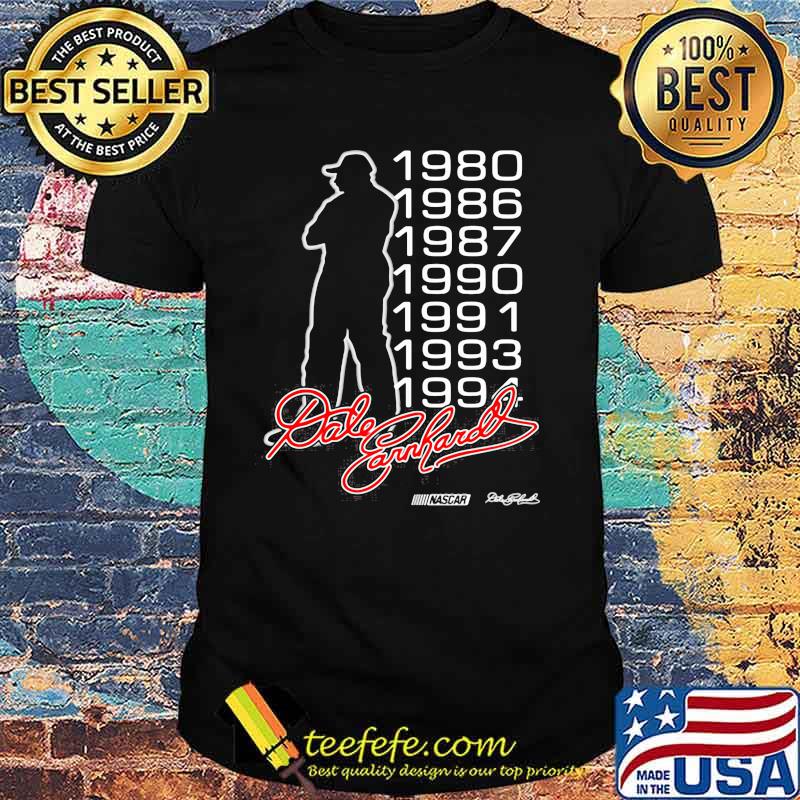 Dale Earnhardt Nascar Racing Signature 1980 1994 Shirt
