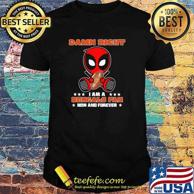 Damn Right I AM A Bengals Fan Now And Forever Stars Deadpool Shirt