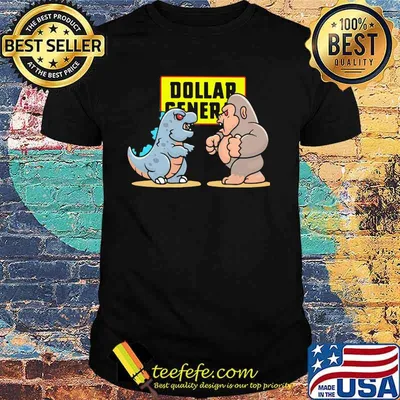 Dollar General Baby Kong And Baby Godzilla Shirt