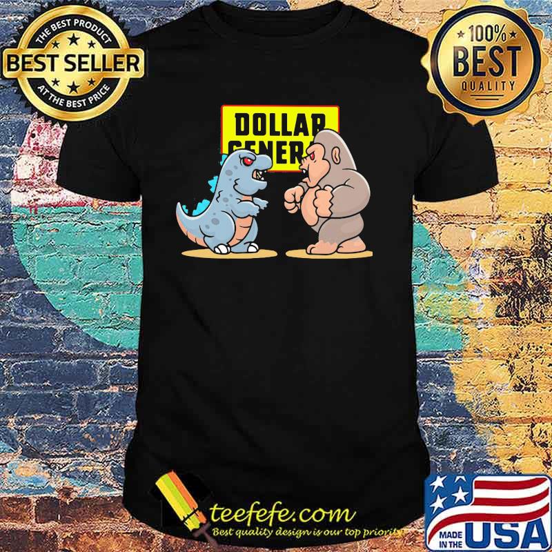 Dollar General Baby Kong And Baby Godzilla Shirt
