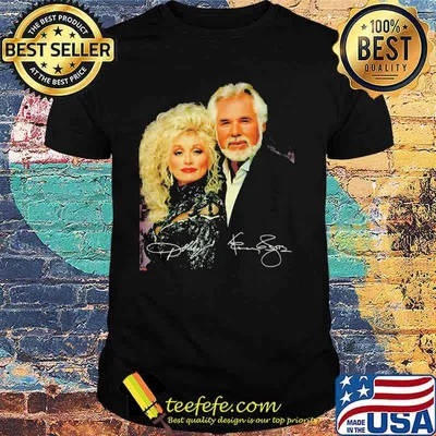 Dolly Parton And Kenny Rogers Signature Shirt