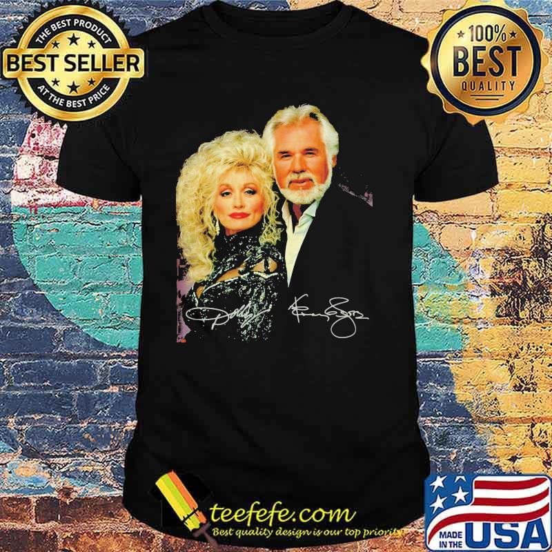 Dolly Parton And Kenny Rogers Signature Shirt