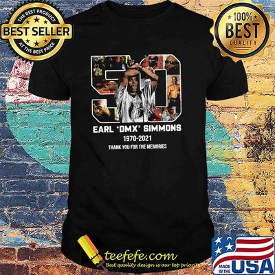 Earl Dmx Simmons 50 Years Of 1970 2021 Thank You For The Memories Signature Shirt