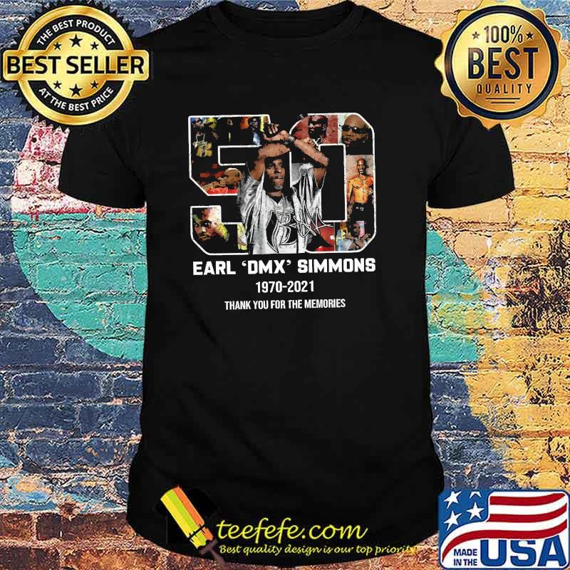 Earl Dmx Simmons 50 Years Of 1970 2021 Thank You For The Memories Signature Shirt