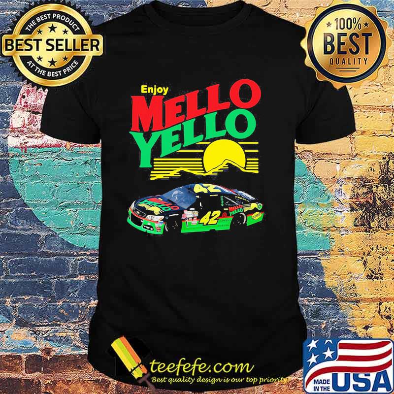 Enjoy Mello Yello Sunset Nascar Kyle Larson Shirt Enjoy Mello Yello Sunset Nascar Kyle Larson Shirt