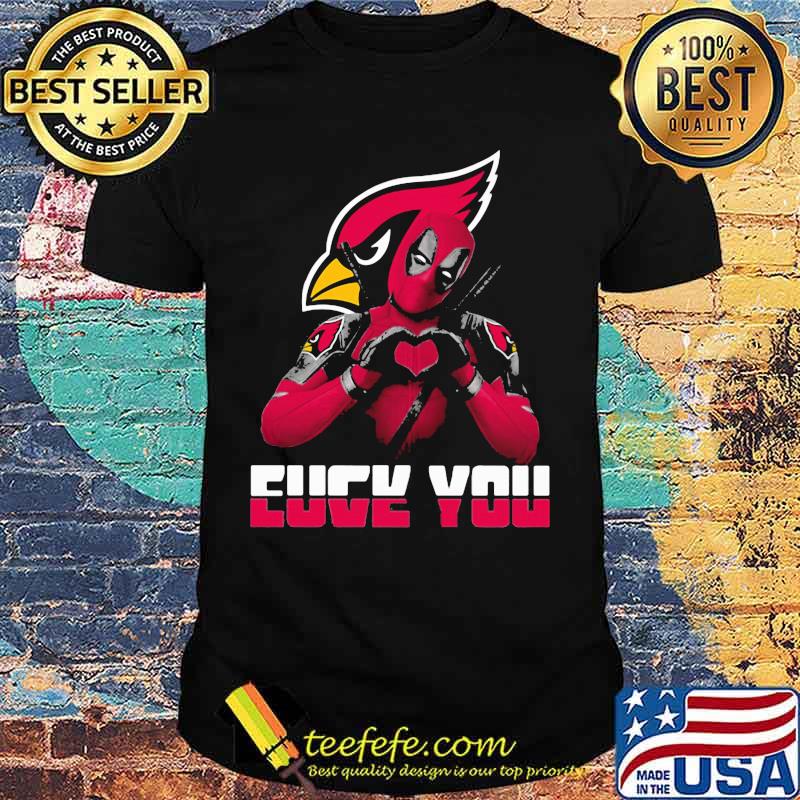 Eucy You Love Deadpool Arizona Cardinals Logo Shirt