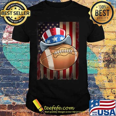 Football 4th of July Funny Men Women Gift Shirt