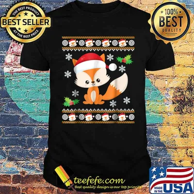 Fox Ugly Christmas Sweater Shirt