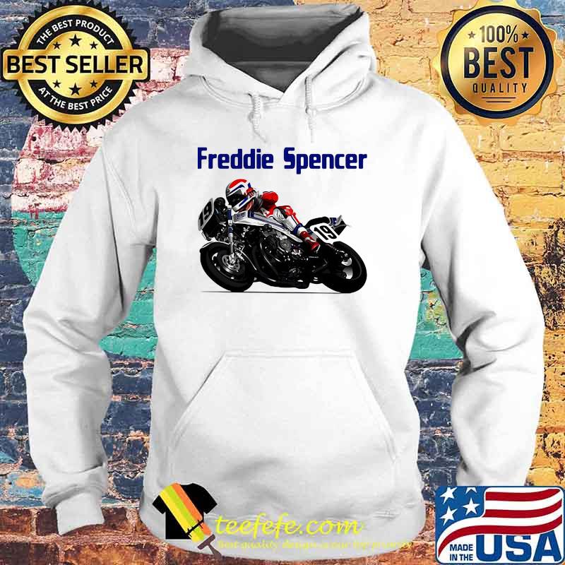Freddie Spencer World Champion Motorcycle Shirt Hoodie Freddie Spencer World Champion Motorcycle Shirt Hoodie