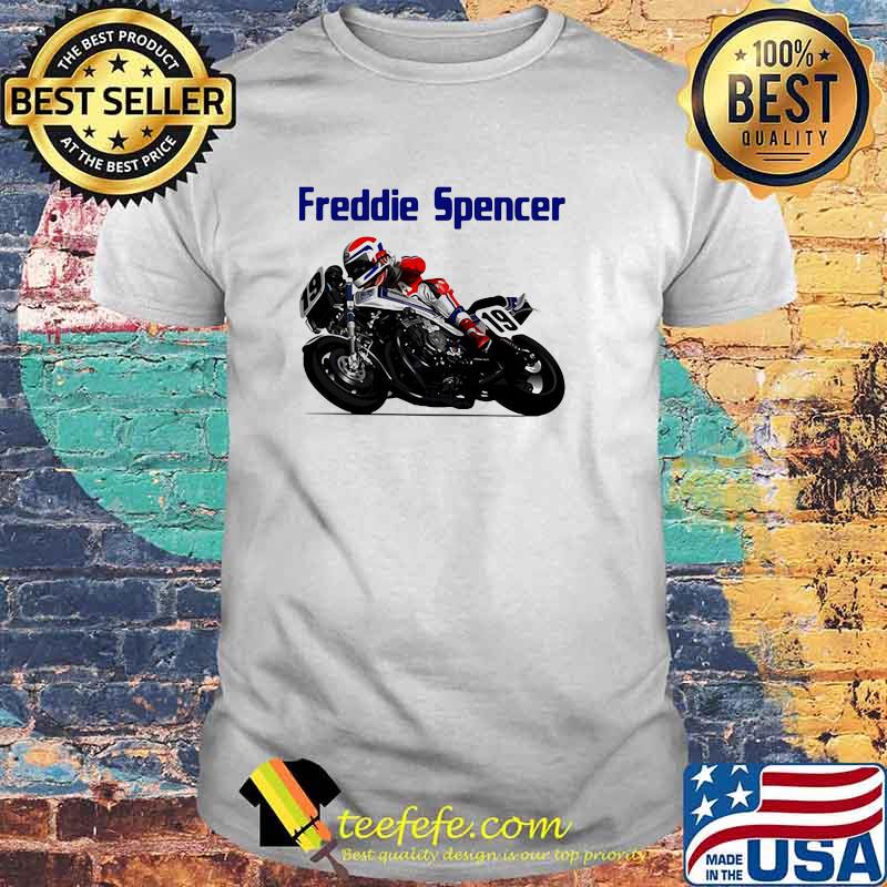 Freddie Spencer World Champion Motorcycle Shirt Freddie Spencer World Champion Motorcycle Shirt