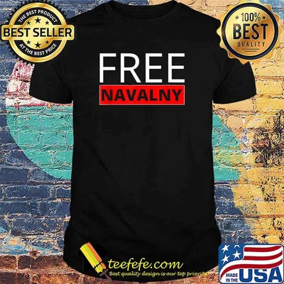 Free Alexei Navalny Russian Activist Putin's Opposition Shirt