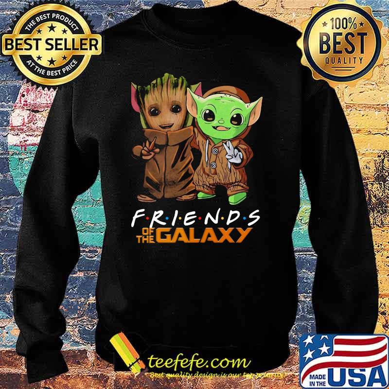 Friends Of The Galaxy Baby Groot And Baby Yoda Shirt Sweater Friends Of The Galaxy Baby Groot And Baby Yoda Shirt Sweater