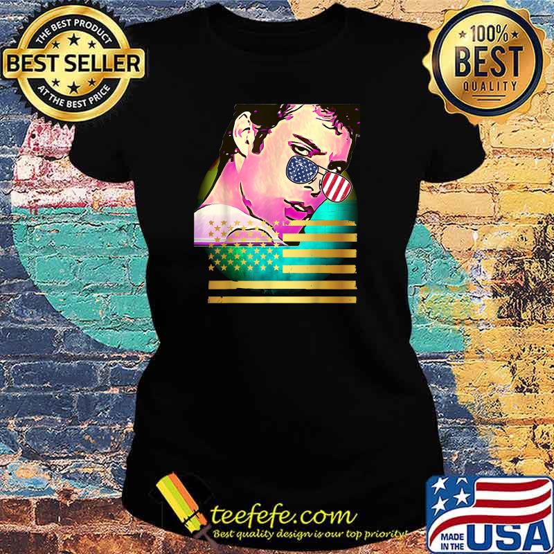 Glare Glasses patriotic american flag Shirt Ladies tee Glare Glasses patriotic american flag Shirt Ladies tee