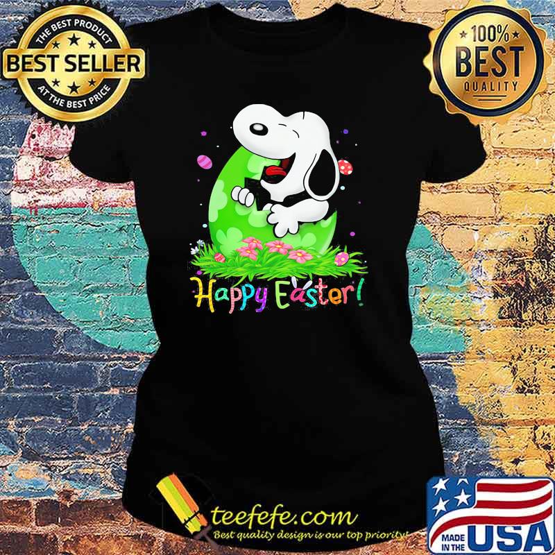 Happy Easter Snoopy Egg Shirt Ladies tee Happy Easter Snoopy Egg Shirt Ladies tee