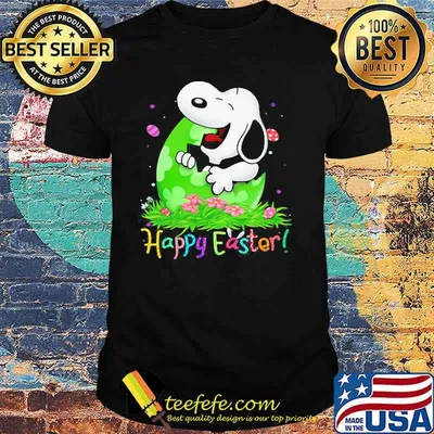 Happy Easter Snoopy Egg Shirt