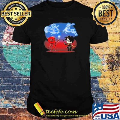 Harry Potter And Deadpool Reindeer Shirt