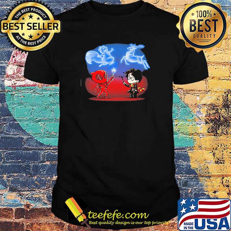 Harry Potter And Deadpool Reindeer Shirt Harry Potter And Deadpool Reindeer Shirt