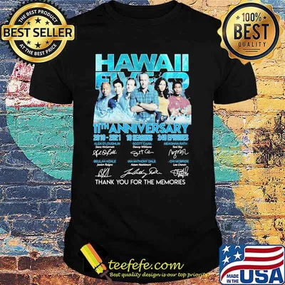 Hawaii Eiye 11th Anniversary 2010 2021 Thank You For The Memories Signature Shirt