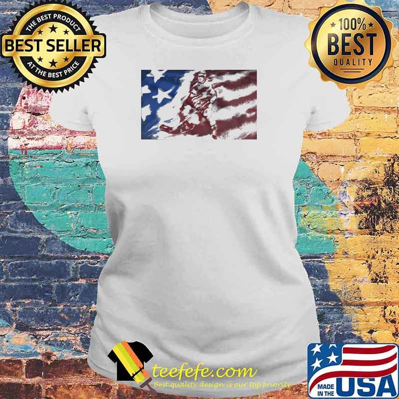 Hockey American Flag Shirt Laides tee Hockey American Flag Shirt Laides tee