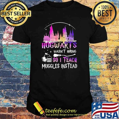 Hogwarts Wasn’t Hiring So I Teach Muggles Instead Disney Witch Shirt