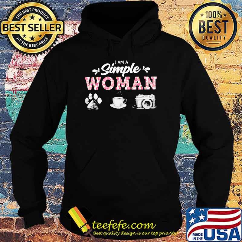I Am A Simple Women dog coffee camera Hoodie I Am A Simple Women dog coffee camera Hoodie