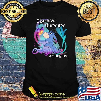 I Believe There Are Angels Among Us Donkey Shirt