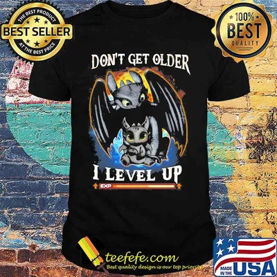 I Don’t Get Older I Level Up Toothless Shirt