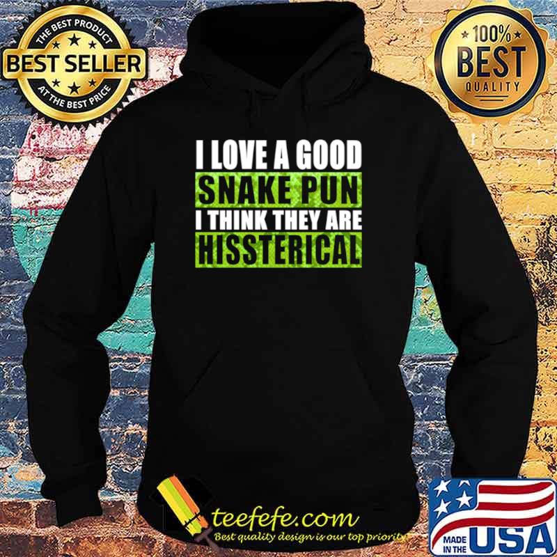 I Love A Good Snake Pun I Think They Are Hissterical Hoodie I Love A Good Snake Pun I Think They Are Hissterical Hoodie