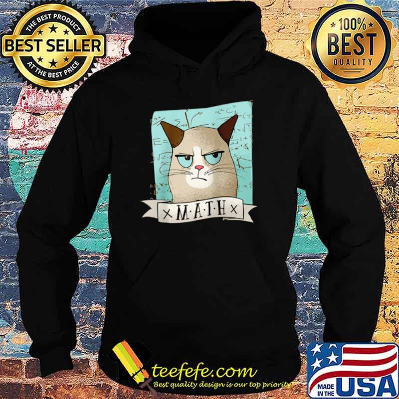 I Love My Grumpy Cat And Math Hoodie I Love My Grumpy Cat And Math Hoodie
