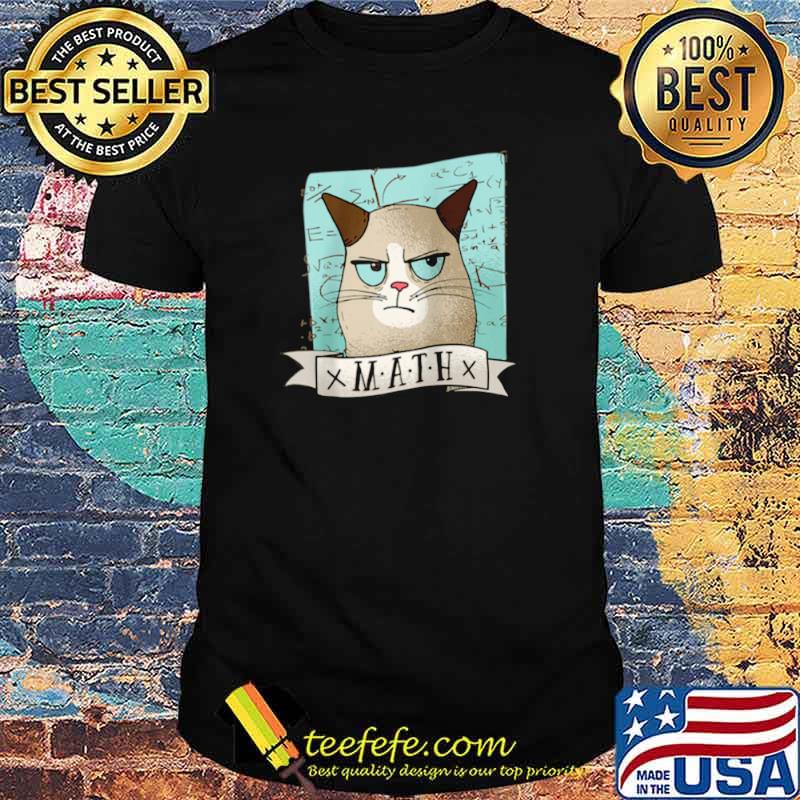 I Love My Grumpy Cat And Math shirt