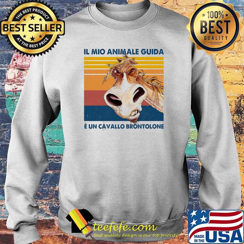 Il Mio Animale Guida E Un Cavallo Brontolone Vintage Shirt Sweater Il Mio Animale Guida E Un Cavallo Brontolone Vintage Shirt Sweater